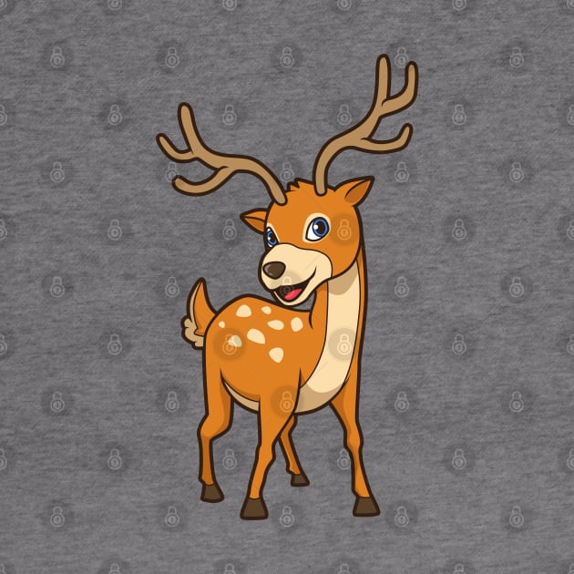 Kawaii deer by Modern Medieval Design